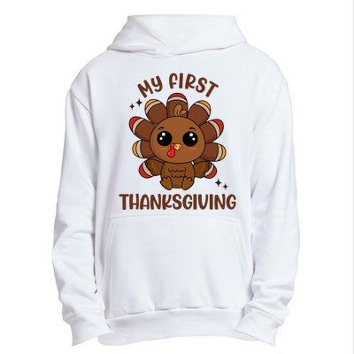 New Born Baby My First Thanksgiving Cute Urban Pullover Hoodie