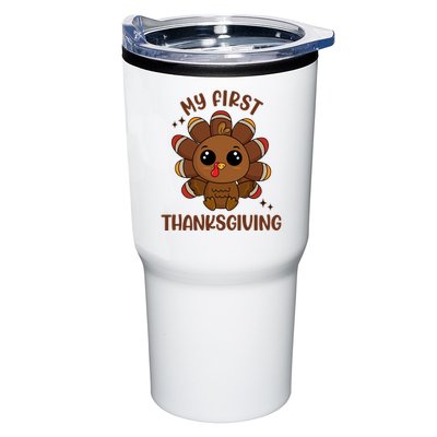 New Born Baby My First Thanksgiving Cute Tumbler