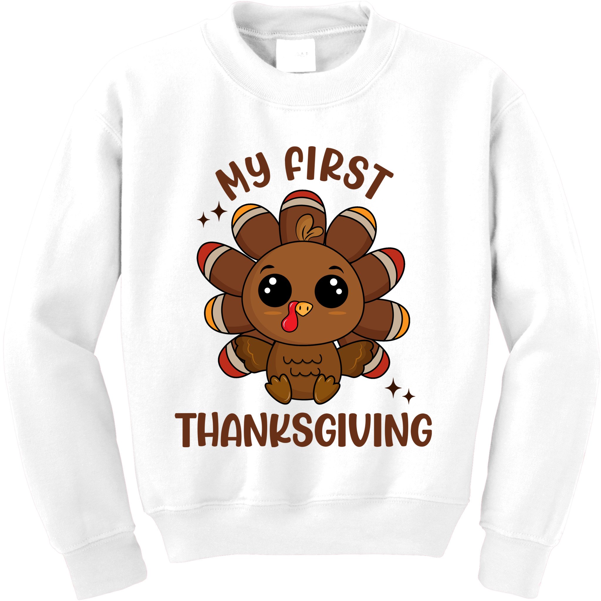 New Born Baby My First Thanksgiving Cute Kids Sweatshirt