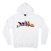 Nerd Birdwatcher Bird Watching Hoodie