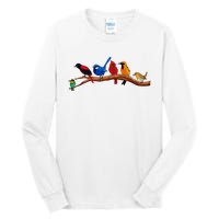 Nerd Birdwatcher Bird Watching Tall Long Sleeve T-Shirt