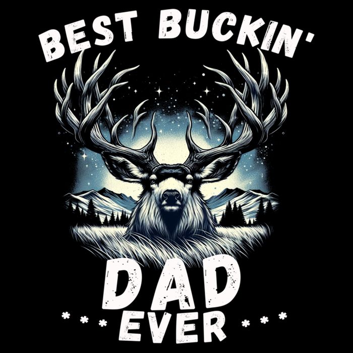 Novelty Big Buck FatherS Day Best Buckin Dad Ever Gift Cooling Performance Crew T-Shirt