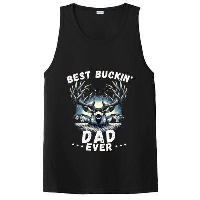 Novelty Big Buck FatherS Day Best Buckin Dad Ever Gift PosiCharge Competitor Tank