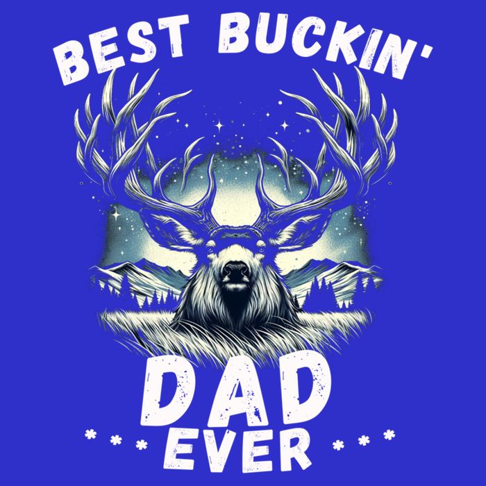 Novelty Big Buck FatherS Day Best Buckin Dad Ever Gift Baby Bodysuit