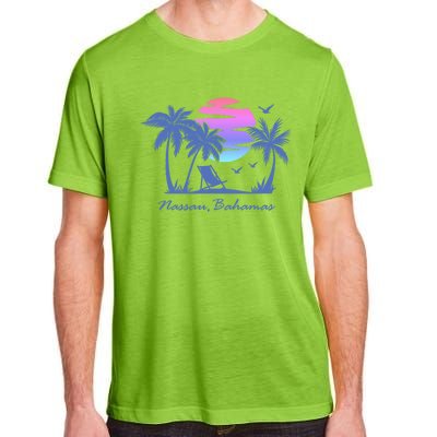 Nassau Bahamas Beach Vacation Spring Break Honeymoon Retro Funny Gift Adult ChromaSoft Performance T-Shirt