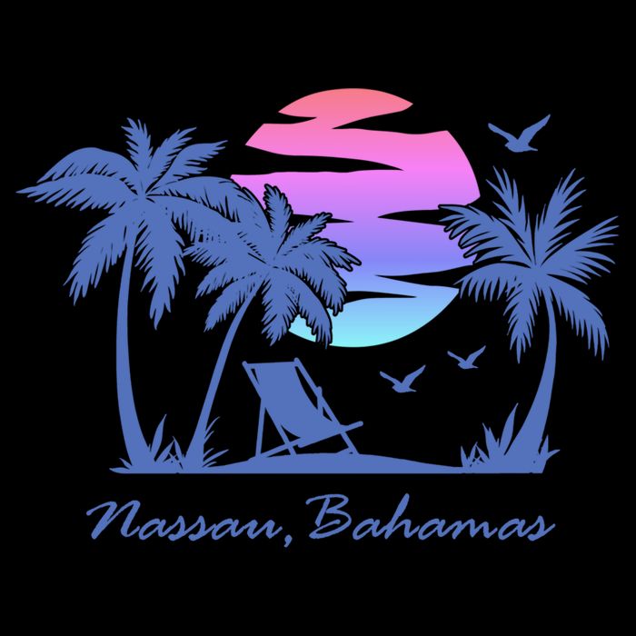 Nassau Bahamas Beach Vacation Spring Break Honeymoon Retro Funny Gift Cooling Performance Crew T-Shirt