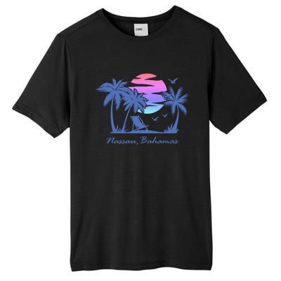 Nassau Bahamas Beach Vacation Spring Break Honeymoon Retro Funny Gift Tall Fusion ChromaSoft Performance T-Shirt