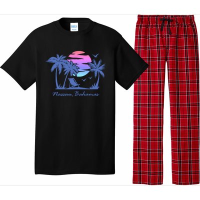 Nassau Bahamas Beach Vacation Spring Break Honeymoon Retro Funny Gift Pajama Set