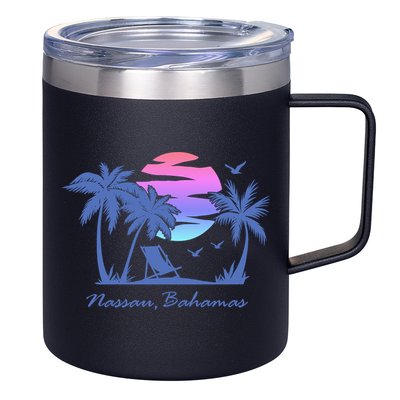 Nassau Bahamas Beach Vacation Spring Break Honeymoon Retro Funny Gift 12oz Stainless Steel Coffee Mug