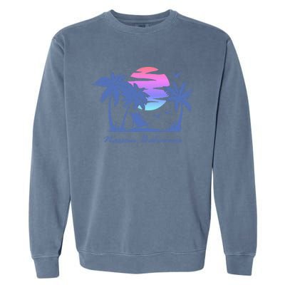 Nassau Bahamas Beach Vacation Spring Break Honeymoon Retro Funny Gift Garment-Dyed Sweatshirt