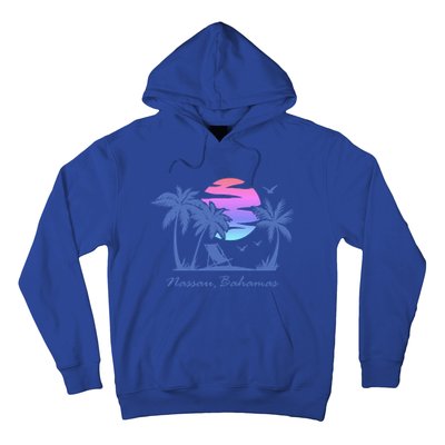 Nassau Bahamas Beach Vacation Spring Break Honeymoon Retro Funny Gift Hoodie