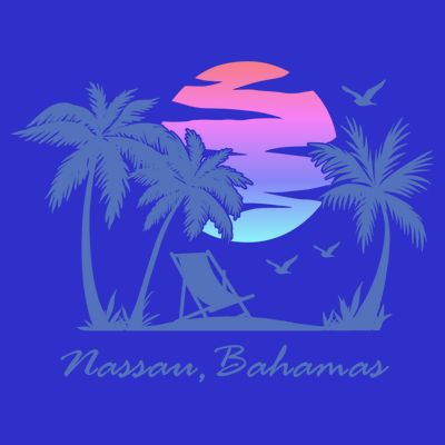 Nassau Bahamas Beach Vacation Spring Break Honeymoon Retro Funny Gift T-Shirt