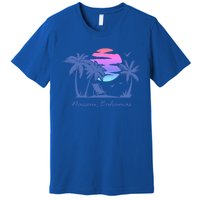 Nassau Bahamas Beach Vacation Spring Break Honeymoon Retro Funny Gift Premium T-Shirt