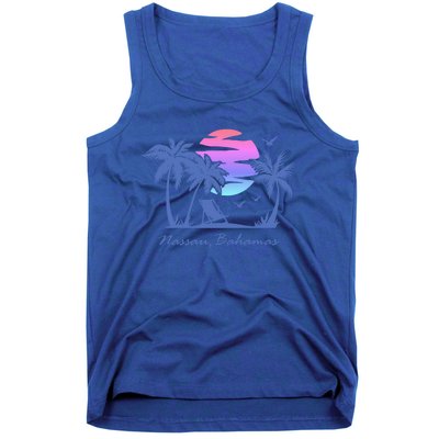 Nassau Bahamas Beach Vacation Spring Break Honeymoon Retro Funny Gift Tank Top