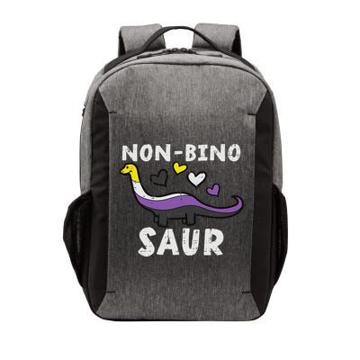 Non Binary Binosaur Dino Enby Pride Flag Lgbt Vector Backpack