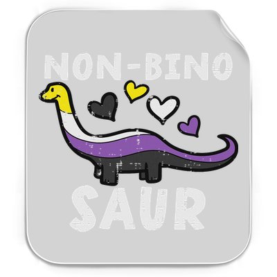 Non Binary Binosaur Dino Enby Pride Flag Lgbt Permanent Decal Sticker