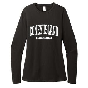 Nyc Borough Brooklyn New York Coney Island Womens CVC Long Sleeve Shirt