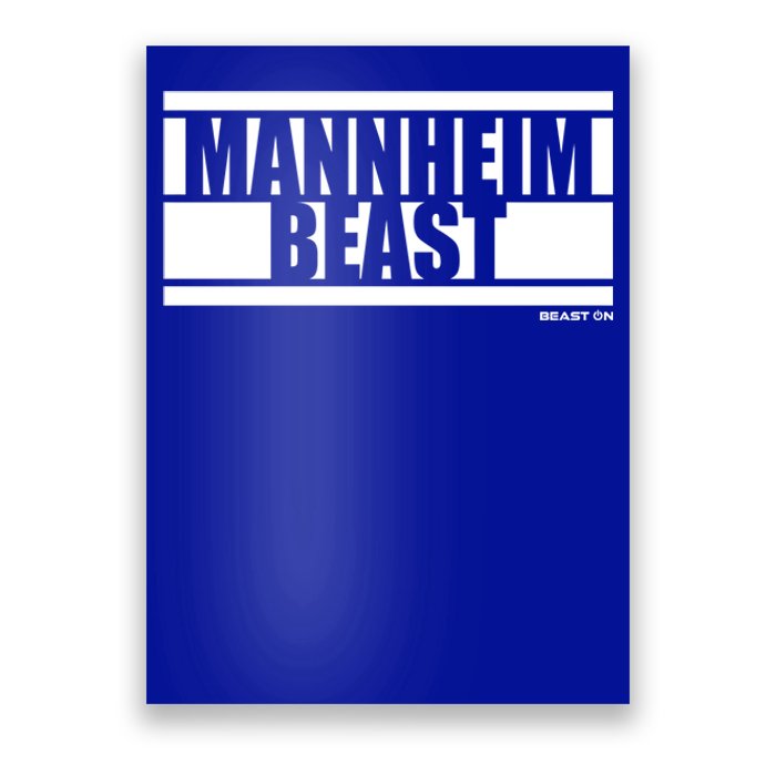 Nheim Beast Bodybuilding Fitness Gym Motivation Sayings Gift Poster