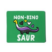 Non Binary Binosaur Dino Enby Pride Flag Mousepad