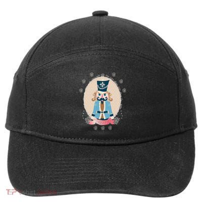 Nutcracker Ballet Christmas Dance Xmas Holiday Season 7-Panel Snapback Hat