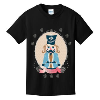 Nutcracker Ballet Christmas Dance Xmas Holiday Season Kids T-Shirt