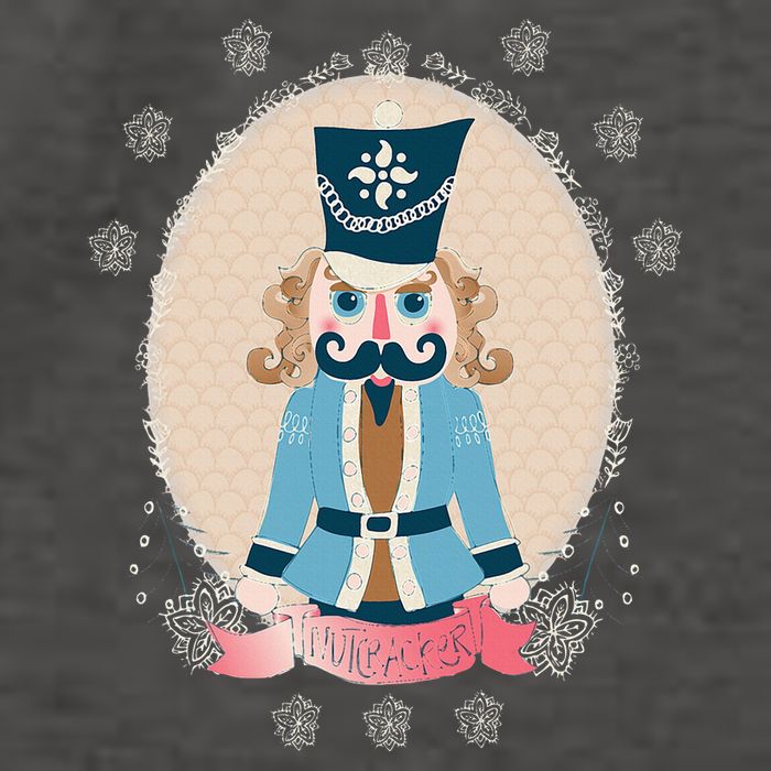 Nutcracker Ballet Christmas Dance Xmas Holiday Season Vector Backpack