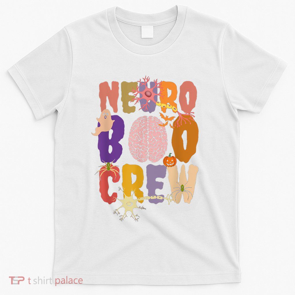 Neuro Boo Crew Halloween Anatomical Brain Anatomy Neurology T-Shirt