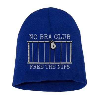 No Bra Club Free Nips Not Guilty Short Acrylic Beanie