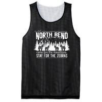 North Bend Come For The Mountains Stay For The Zebras Mesh Reversible Basketball Jersey Tank