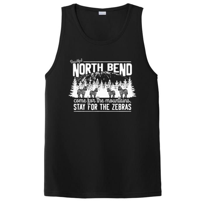 North Bend Come For The Mountains Stay For The Zebras PosiCharge Competitor Tank