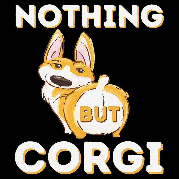 Nothing But Corgi Funny Welsh Corgi Owner Dog Lover 16 in Basic Backpack
