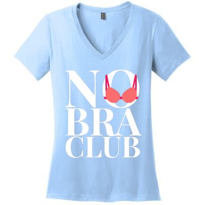 No Bra Club Women's V-Neck T-Shirt