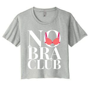 No Bra Club Women's Crop Top Tee