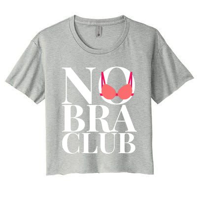 No Bra Club Women's Crop Top Tee