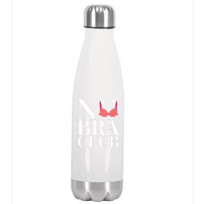 No Bra Club Stainless Steel Insulated Water Bottle