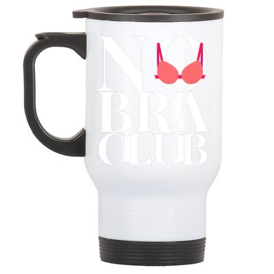 No Bra Club Stainless Steel Travel Mug