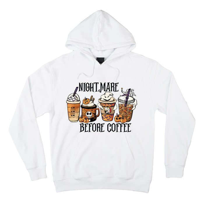 Nightmare Before Coffee Pumpkin Spice Halloween Costume Hoodie