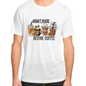 Nightmare Before Coffee Pumpkin Spice Halloween Costume Adult ChromaSoft Performance T-Shirt