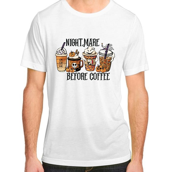 Nightmare Before Coffee Pumpkin Spice Halloween Costume Adult ChromaSoft Performance T-Shirt