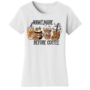 Nightmare Before Coffee Pumpkin Spice Halloween Costume Women's T-Shirt