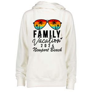 Newport Beach California Family Vacation 2024 Gift Womens Funnel Neck Pullover Hood