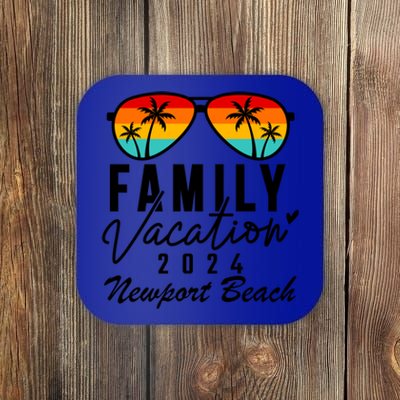 Newport Beach California Family Vacation 2024 Gift Coaster