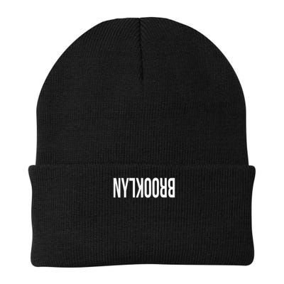 NY Brooklyn Creative Flip Design For New York Fans Funny Beanie