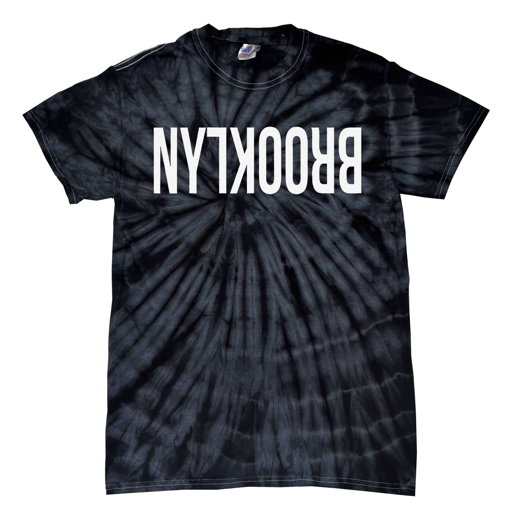 NY Brooklyn Creative Flip Design For New York Fans Funny Tie-Dye T-Shirt