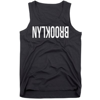 NY Brooklyn Creative Flip Design For New York Fans Funny Tank Top