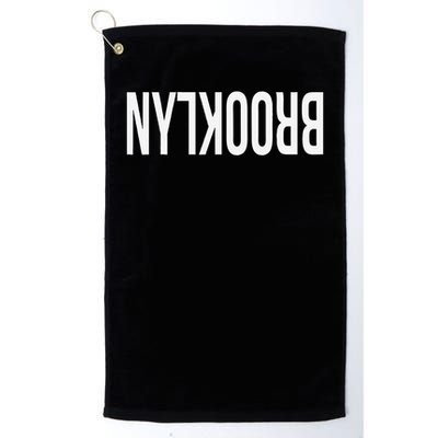 NY Brooklyn Creative Flip Design For New York Fans Funny Golf Towel