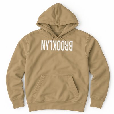 NY Brooklyn Creative Flip Design For New York Fans Funny Hoodie