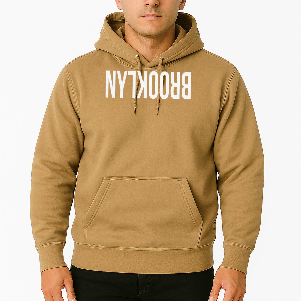 NY Brooklyn Creative Flip Design For New York Fans Funny Hoodie