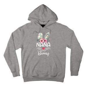 Nana Bunny Cute Bunny Face Happy Easter Grandma Tall Hoodie