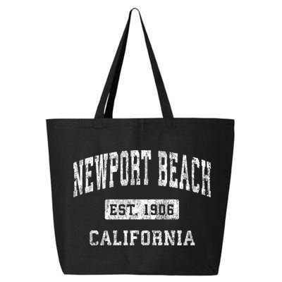 Newport Beach California Ca Vintage Established Sports 25L Jumbo Tote